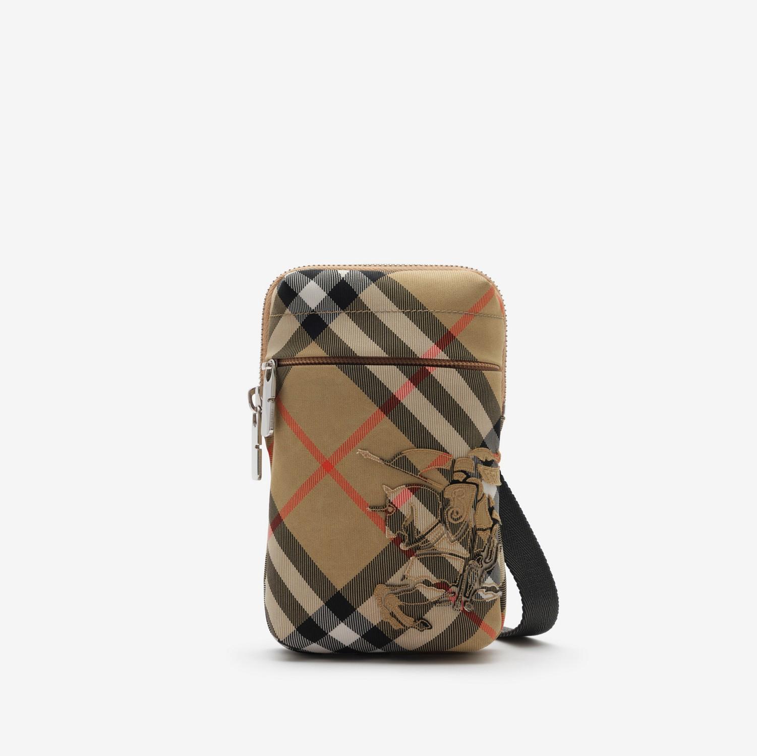 Check Phone Bag by BURBERRY