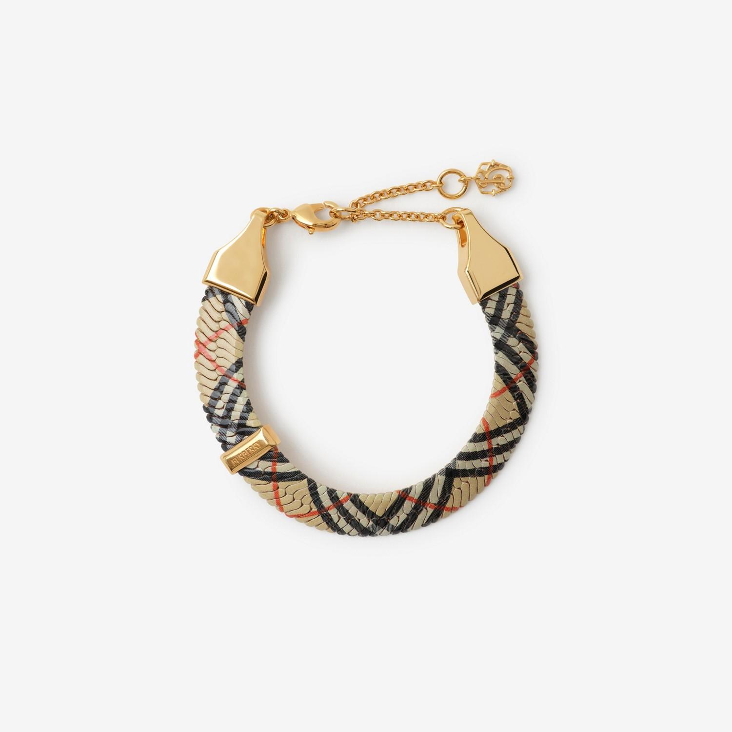 Check Print Bracelet by BURBERRY