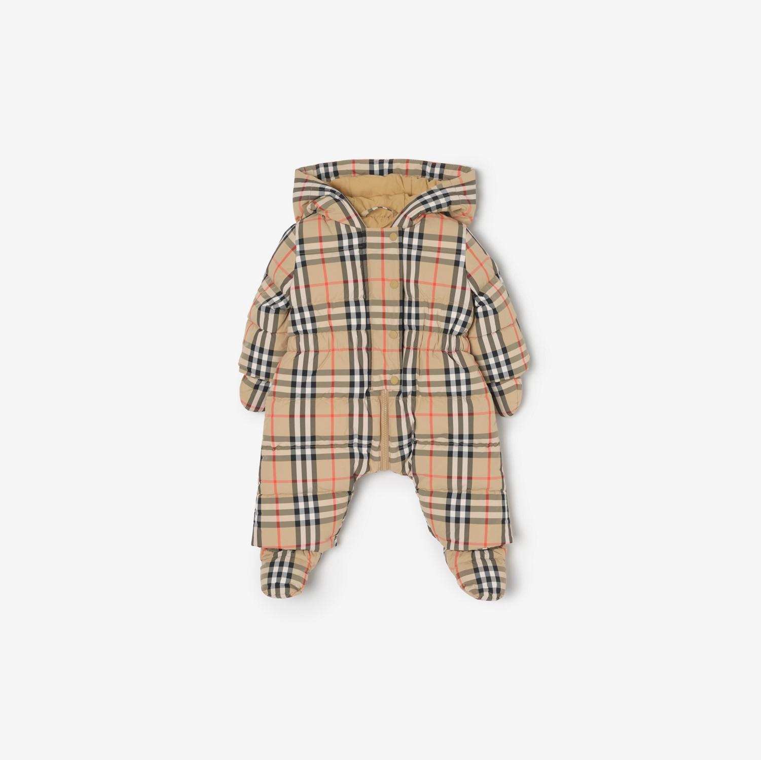 Check Puffer Suit by BURBERRY