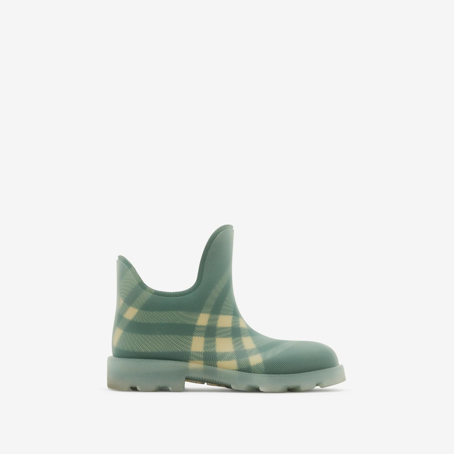 Check Rubber Marsh Low Boots by BURBERRY