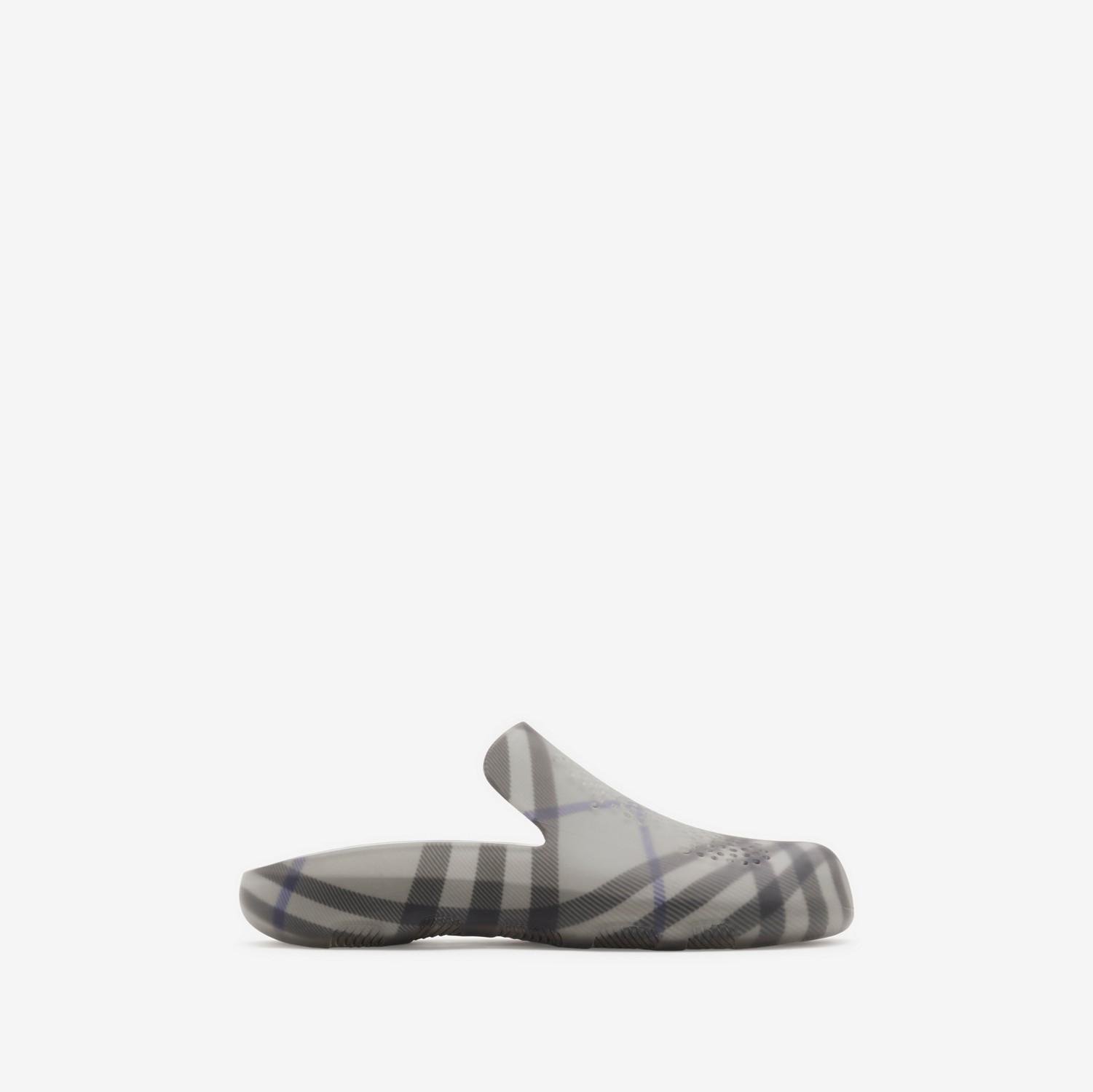 Check Rubber Stingray Clogs by BURBERRY