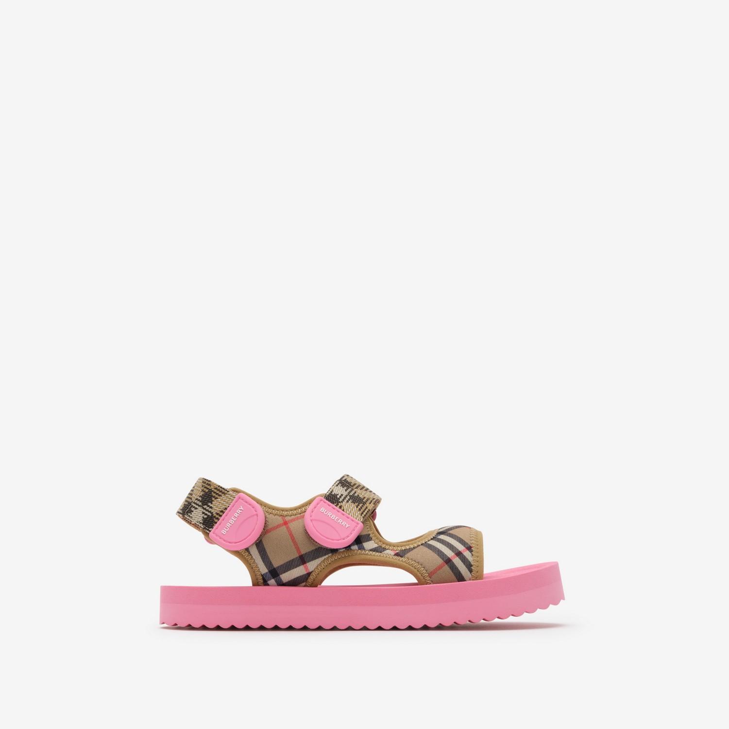 Check Sandals by BURBERRY
