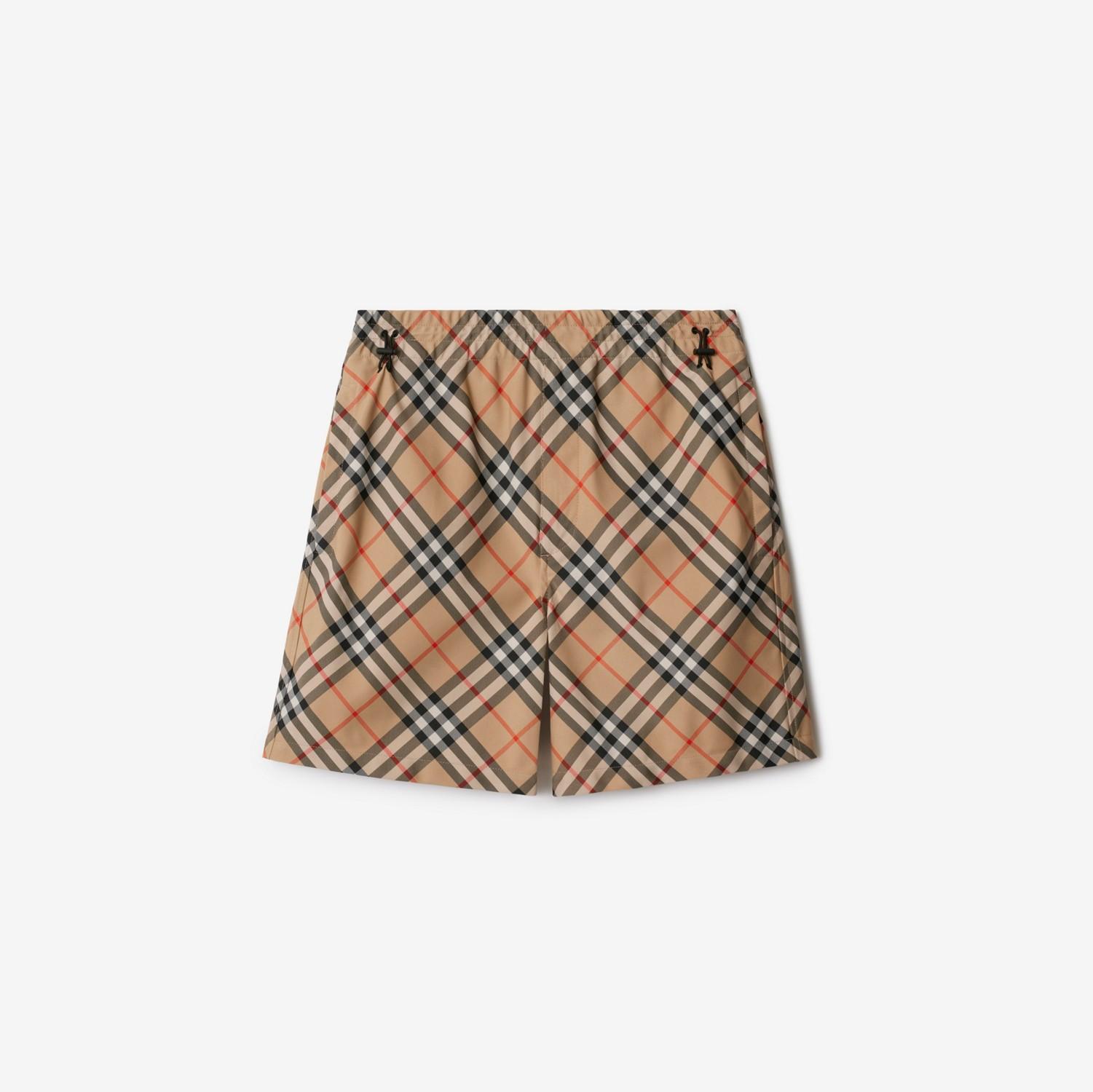 Check Shorts by BURBERRY