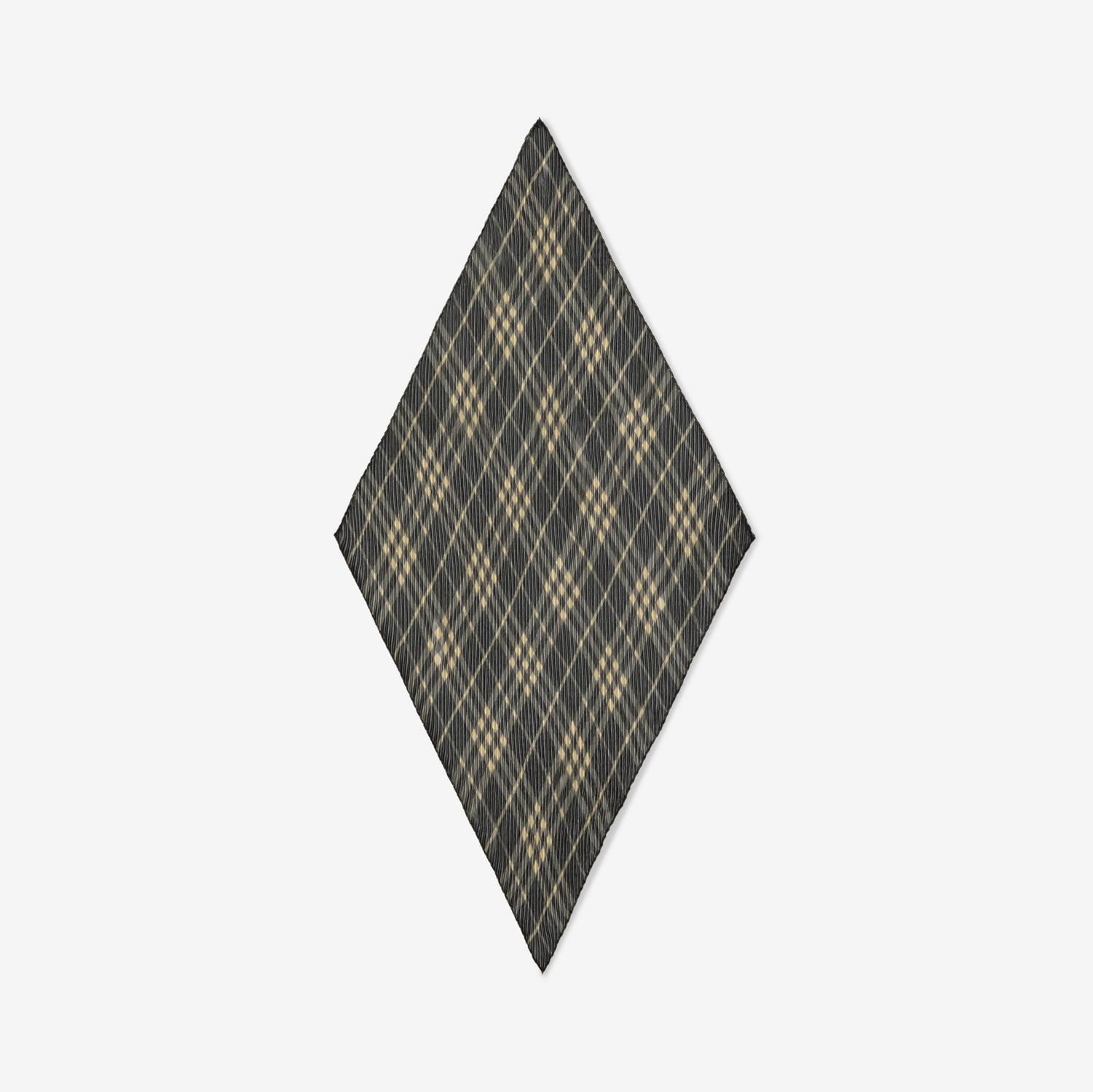 Check Silk Chiffon Scarf by BURBERRY