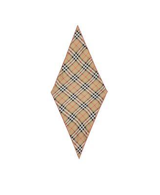 Check Silk Scarf by BURBERRY
