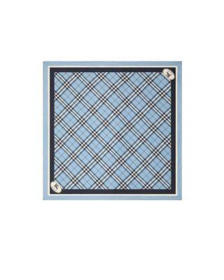 Check Silk Scarf by BURBERRY