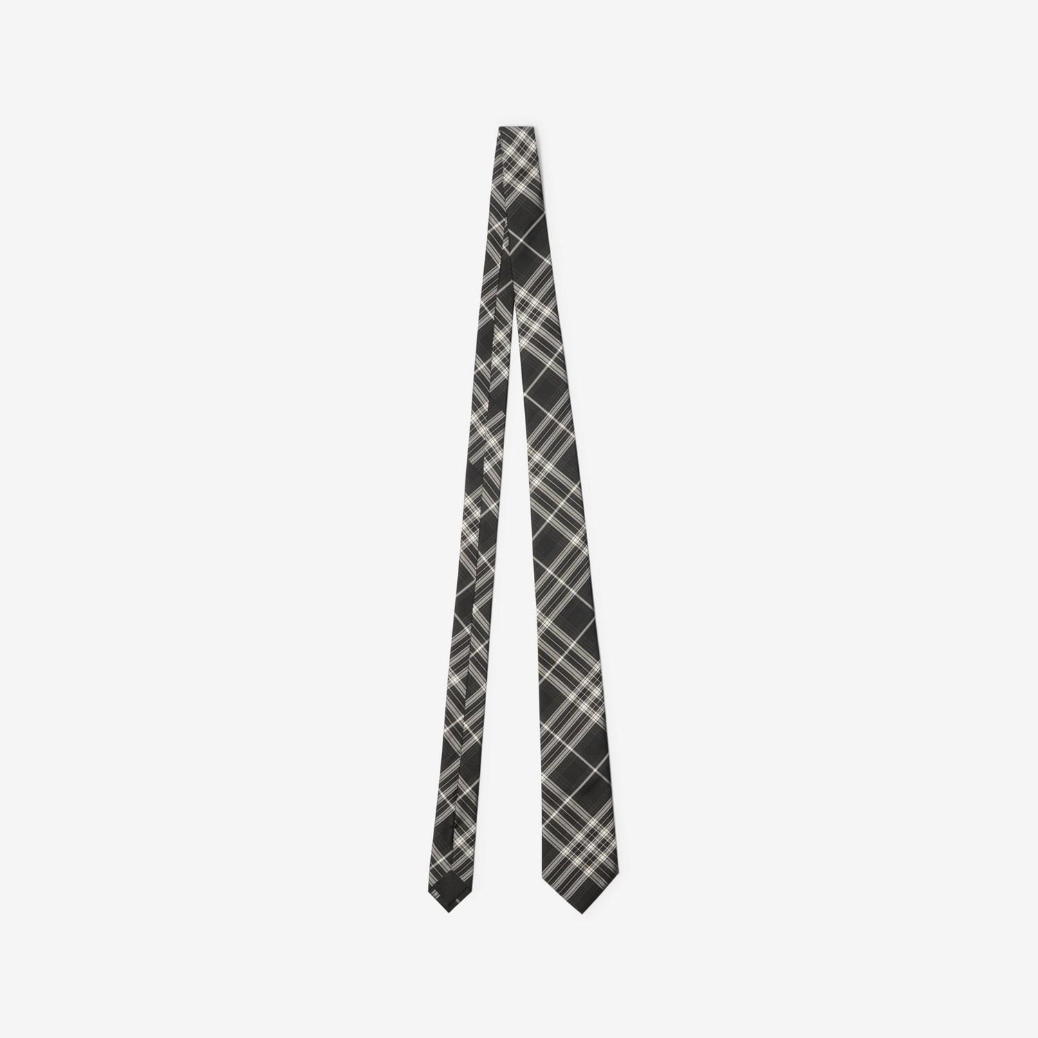 Check Silk Tie by BURBERRY