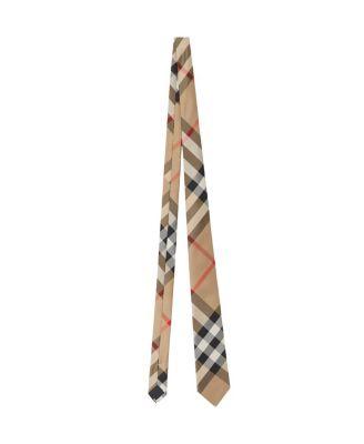 Check Silk Tie by BURBERRY