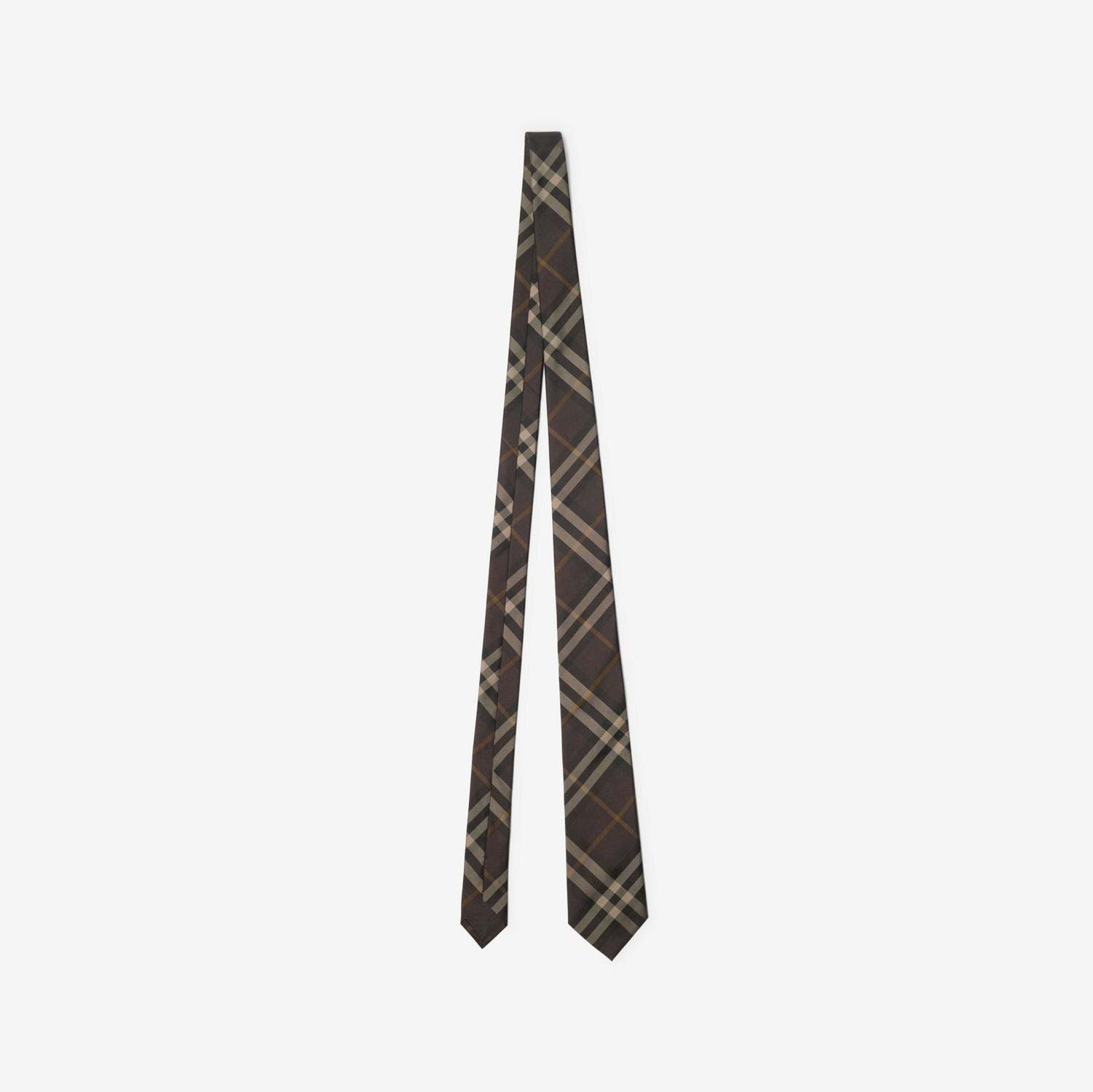 Check Silk Tie by BURBERRY