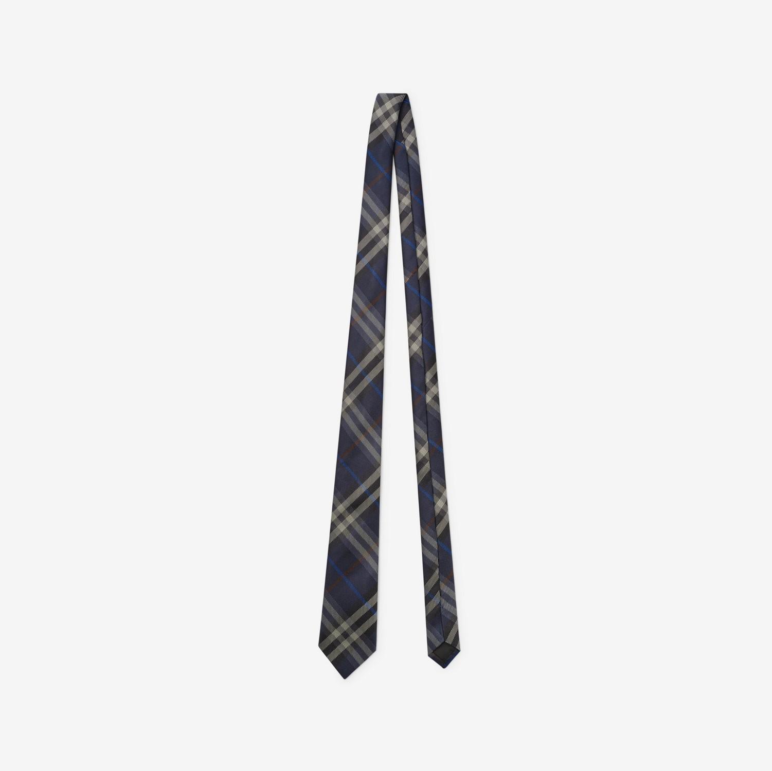 Check Silk Tie by BURBERRY