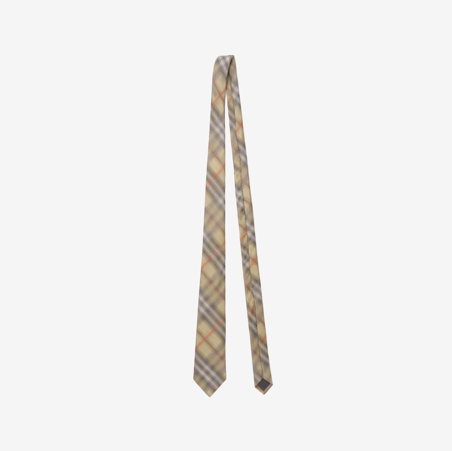 Check Silk Tie by BURBERRY