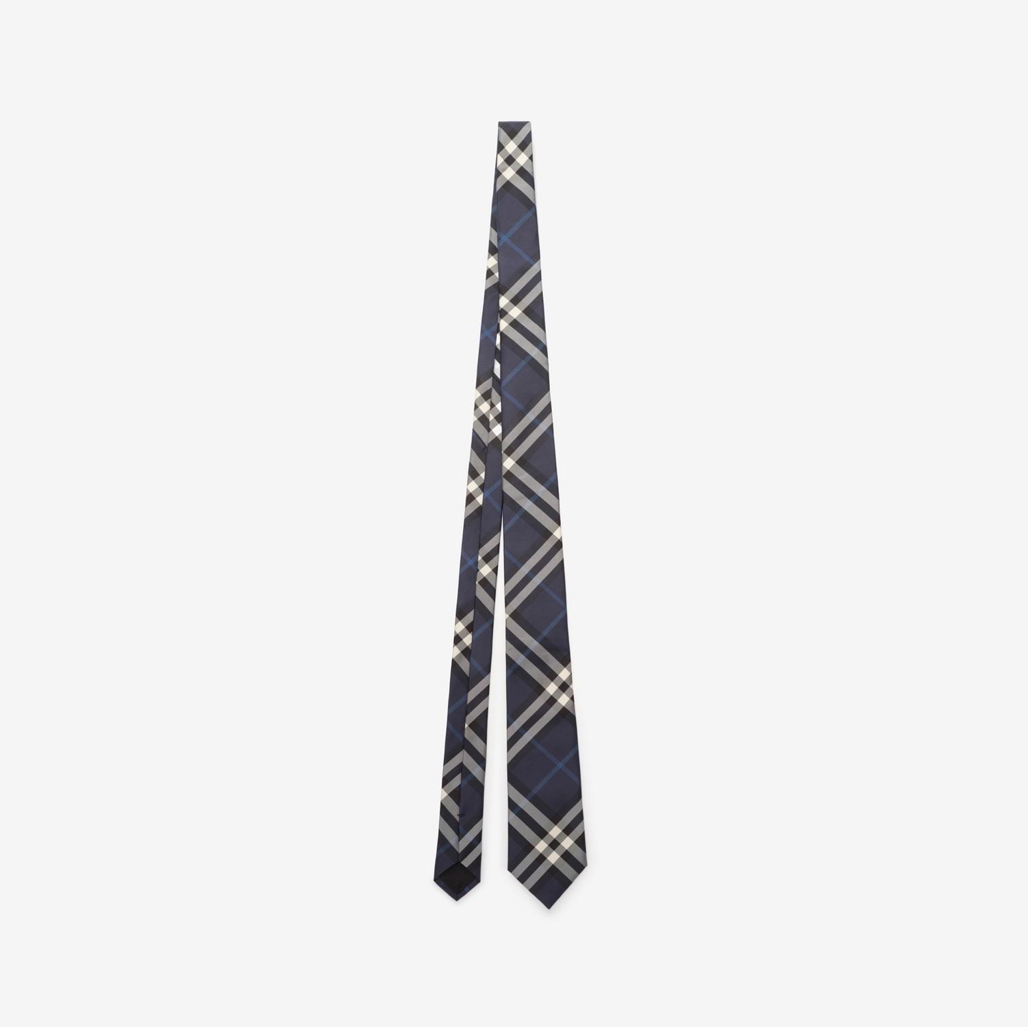 Check Silk Tie by BURBERRY