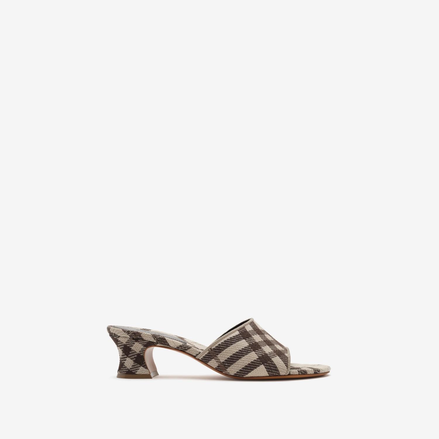 Check Sloane Mules​ by BURBERRY