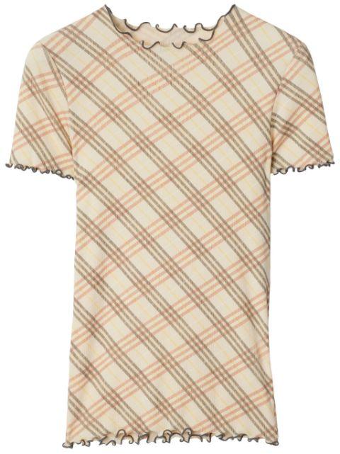 Check T-shirt by BURBERRY