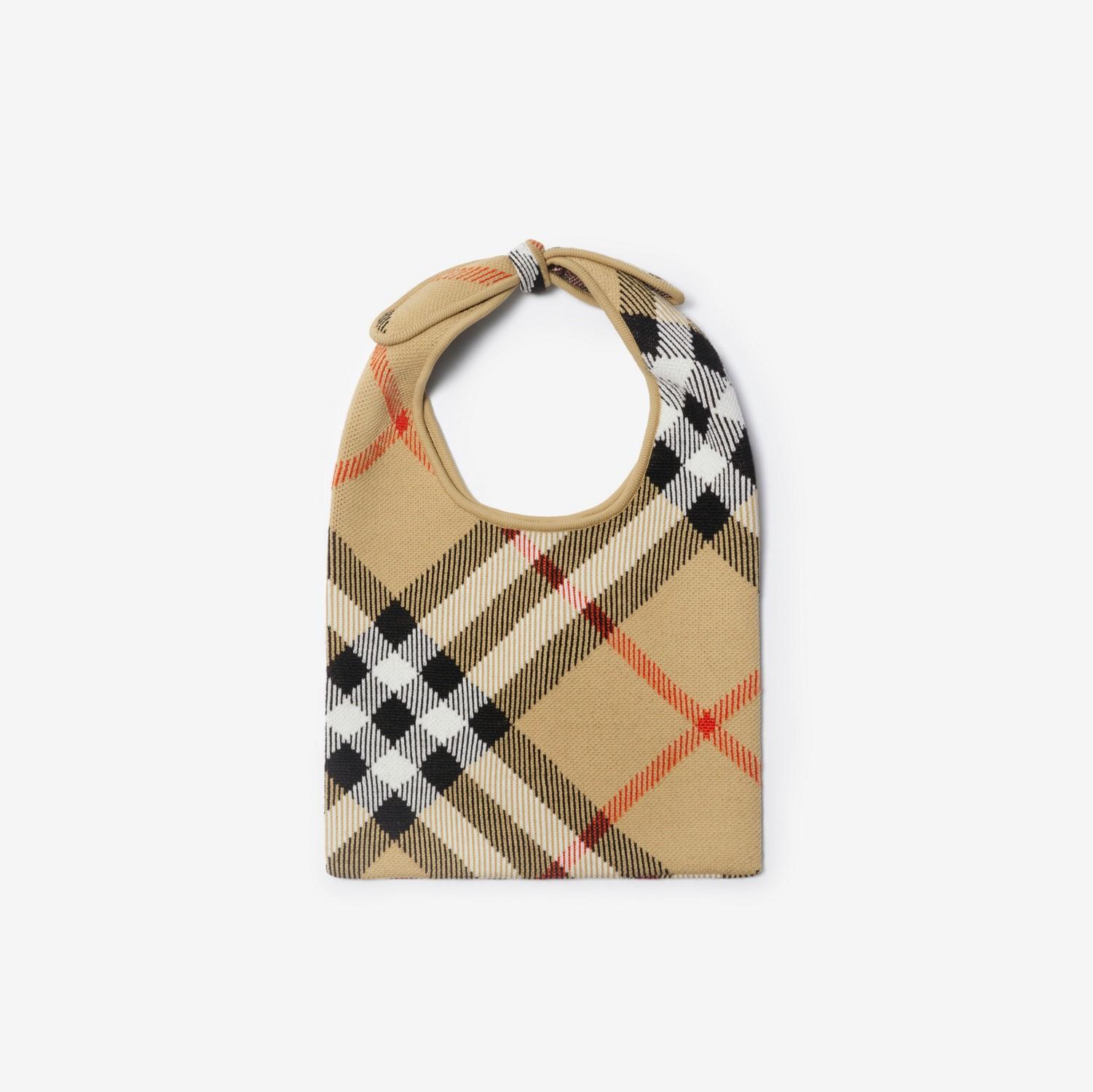 Check Tie Bag by BURBERRY
