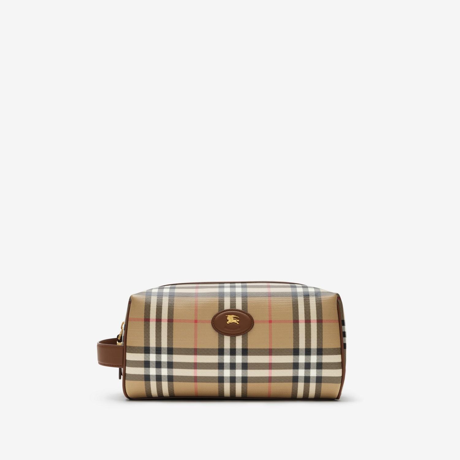 Check Travel Pouch by BURBERRY
