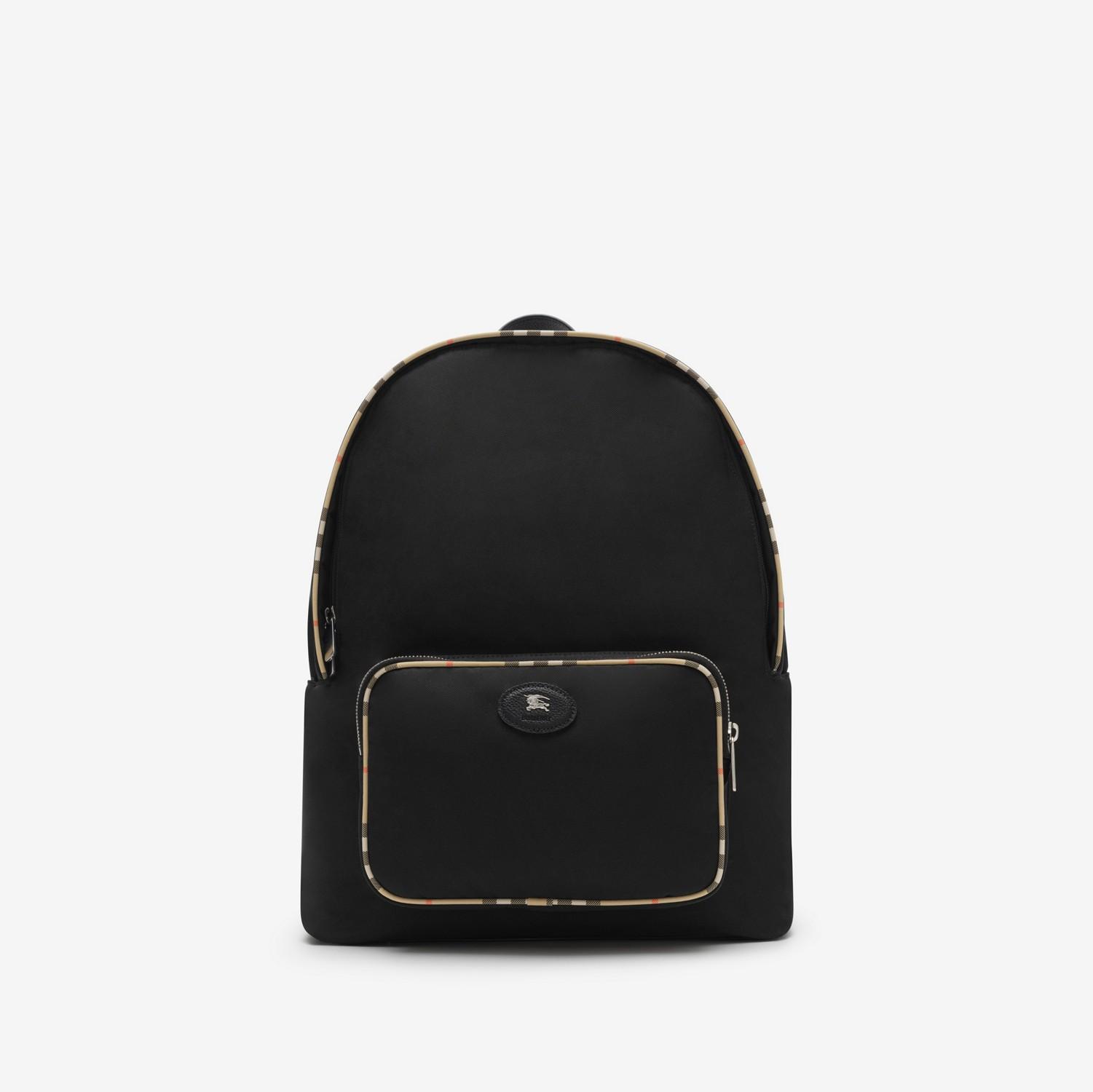 Check Trim Backpack by BURBERRY