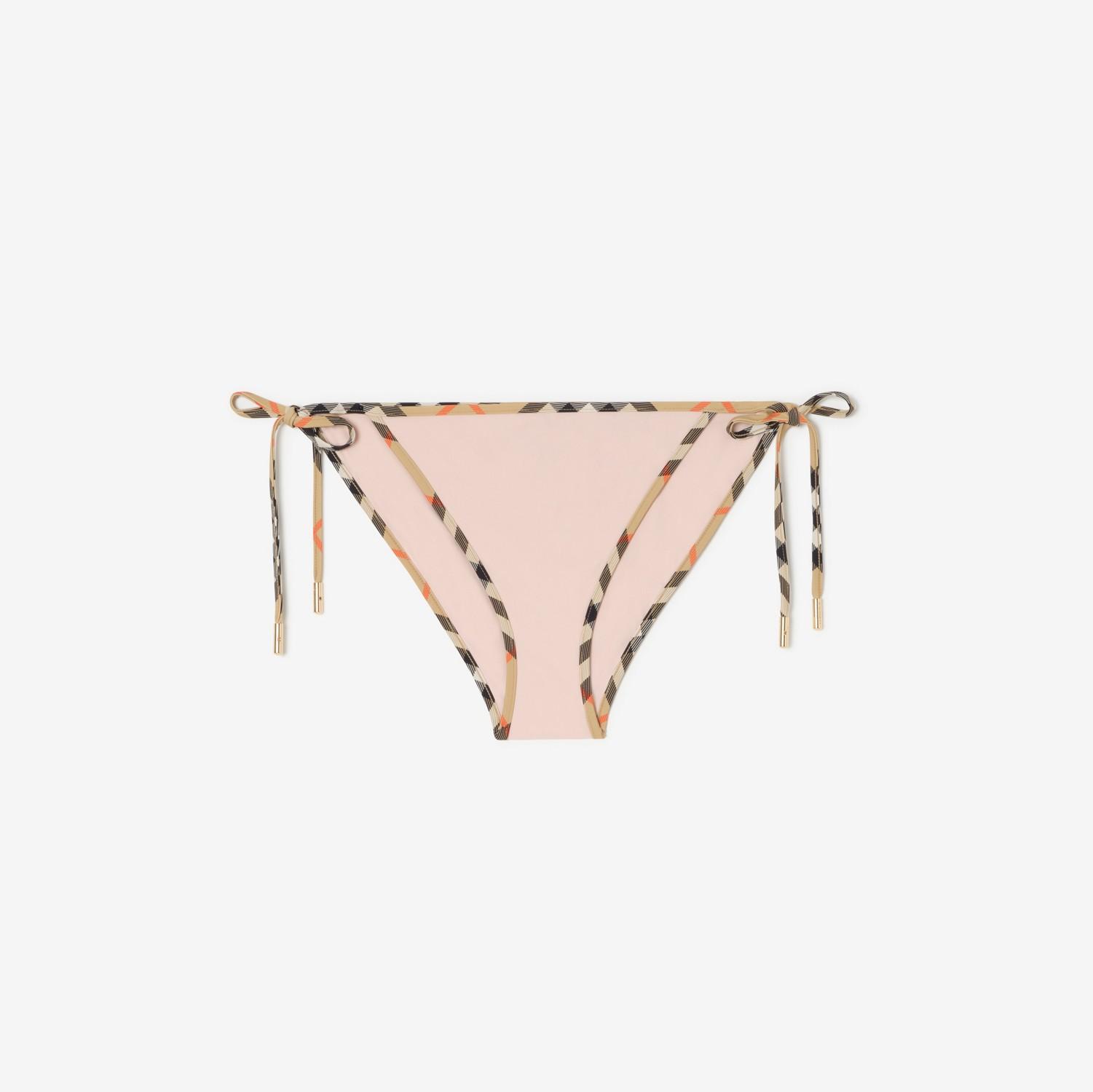 Check Trim Bikini Briefs by BURBERRY