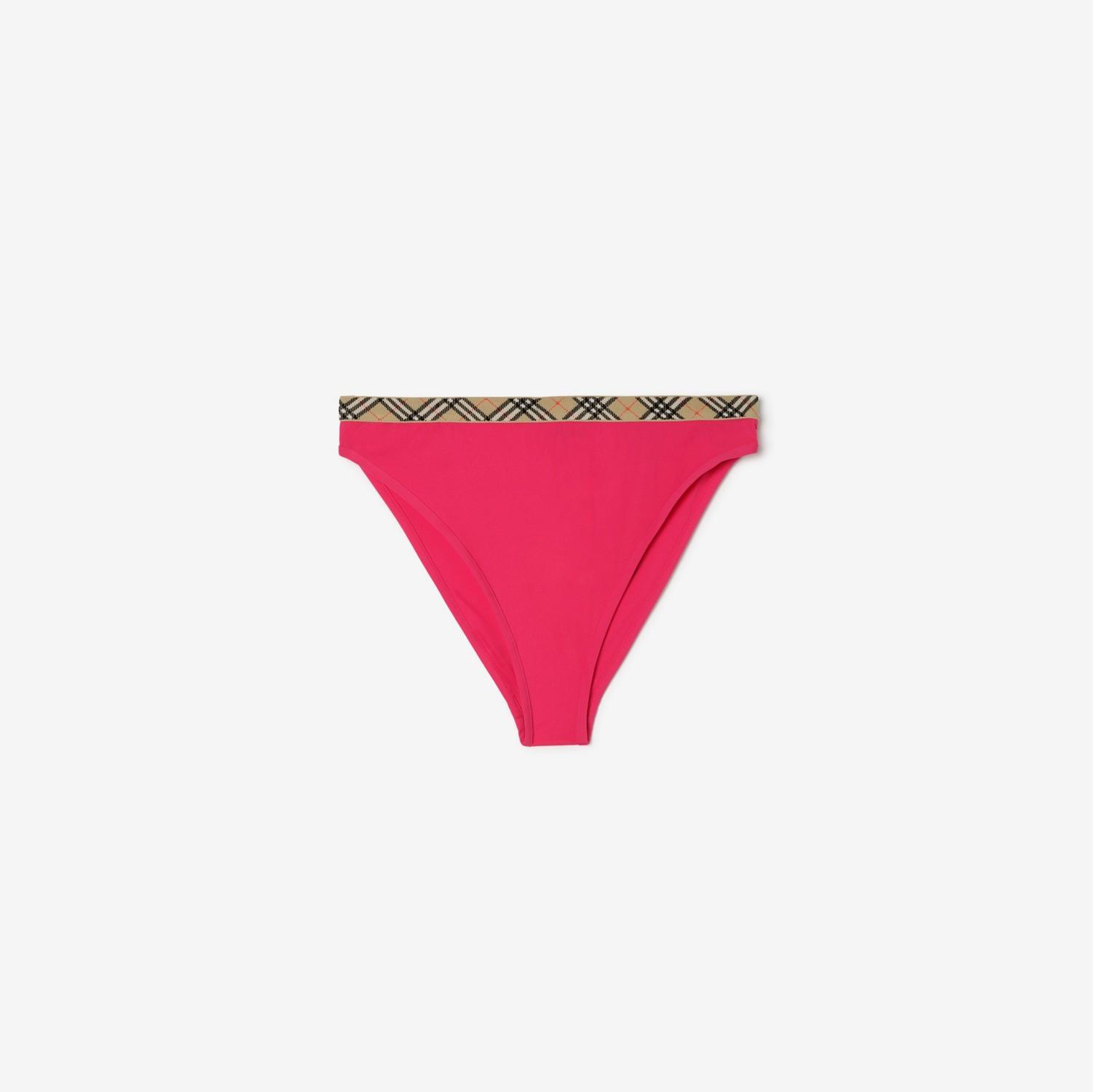 Check Trim Bikini Briefs by BURBERRY