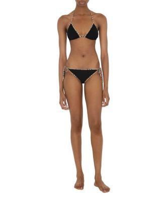Check Trim Bikini by BURBERRY