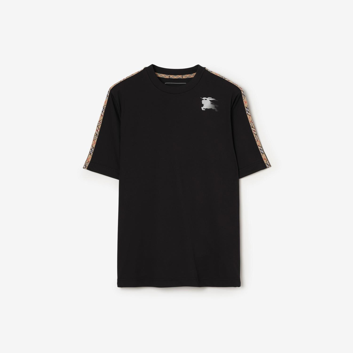 Check Trim Jersey T-shirt by BURBERRY