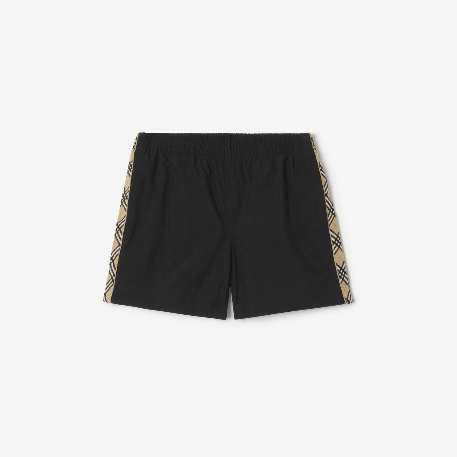 Check Trim Swim Shorts by BURBERRY