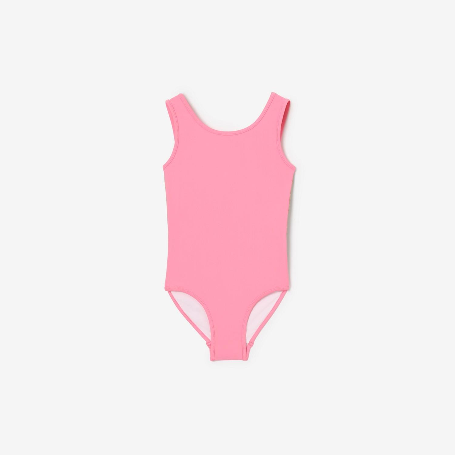 Check Trim Swimsuit by BURBERRY