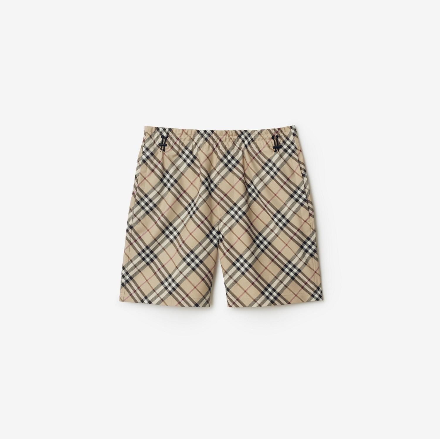 Check Twill Shorts by BURBERRY