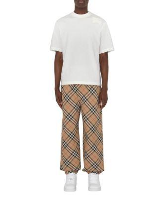 Check Twill Trousers by BURBERRY