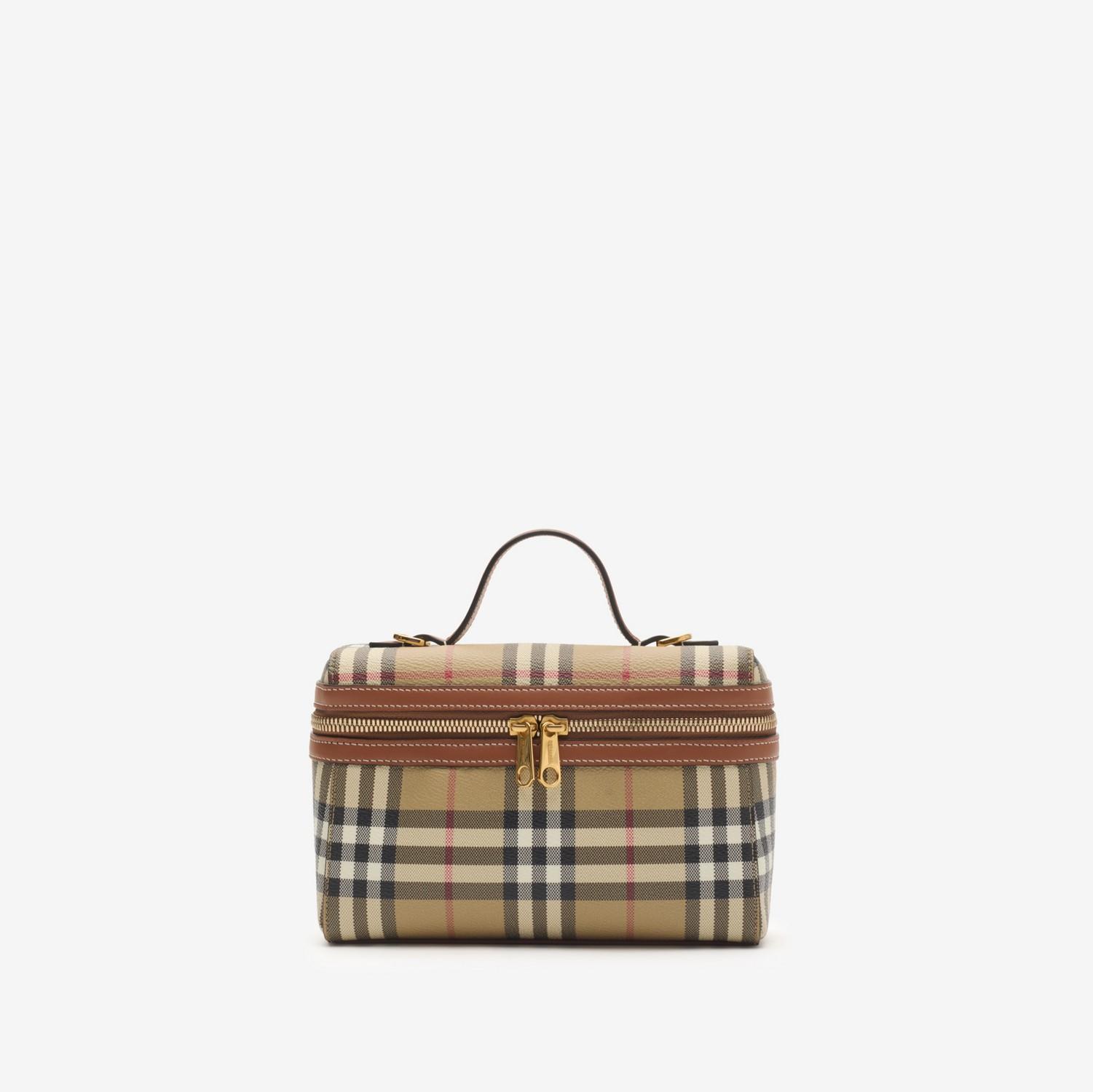 Check Vanity Bag​ by BURBERRY