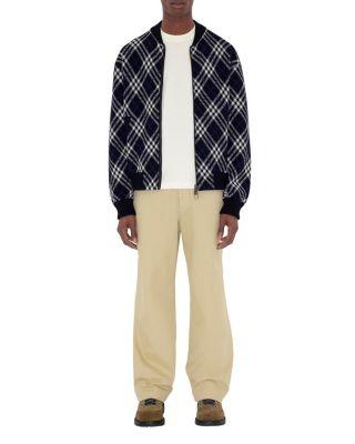 Check Wool Bomber Jacket by BURBERRY