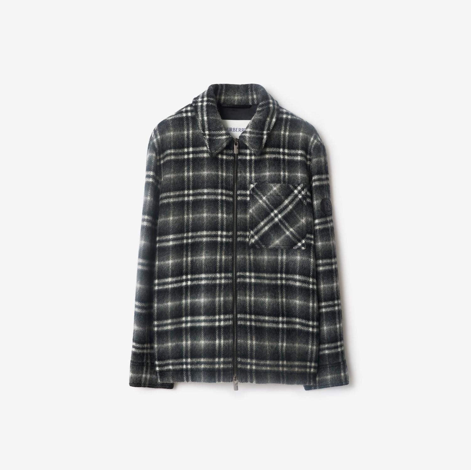 Check Wool Overshirt by BURBERRY