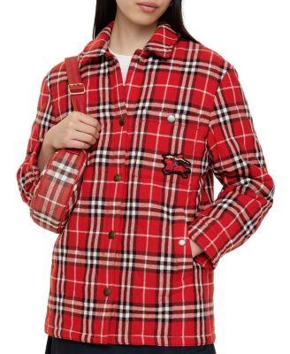 Check Wool Overshirt by BURBERRY