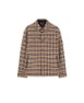 Check Wool Padded Overshirt by BURBERRY Check Wool Padded Overshirt by BURBERRY