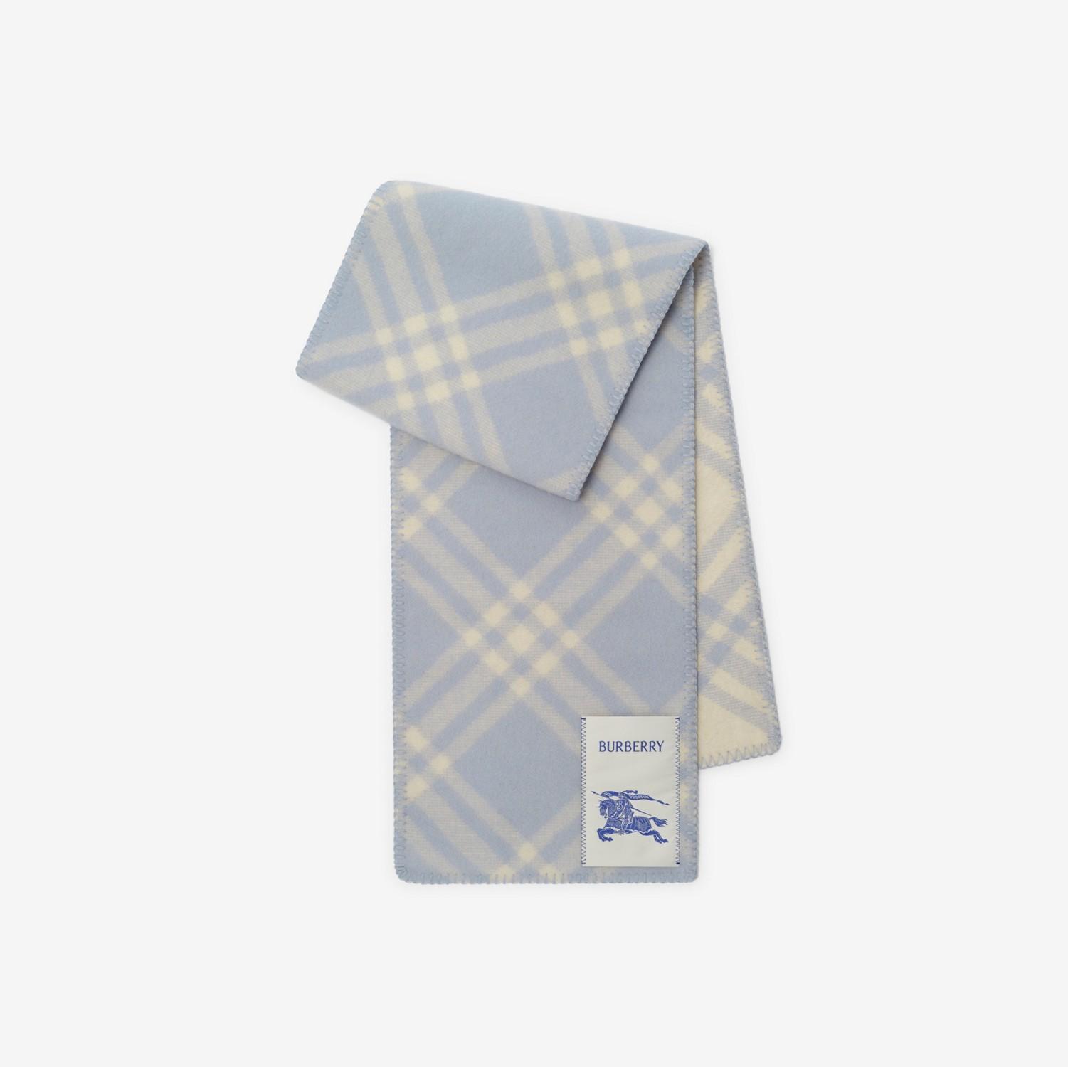 Check Wool Scarf by BURBERRY