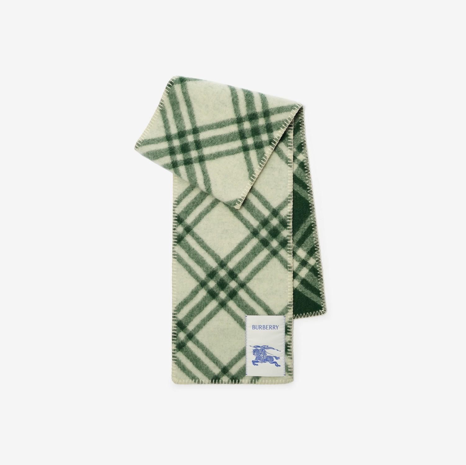 Check Wool Scarf by BURBERRY