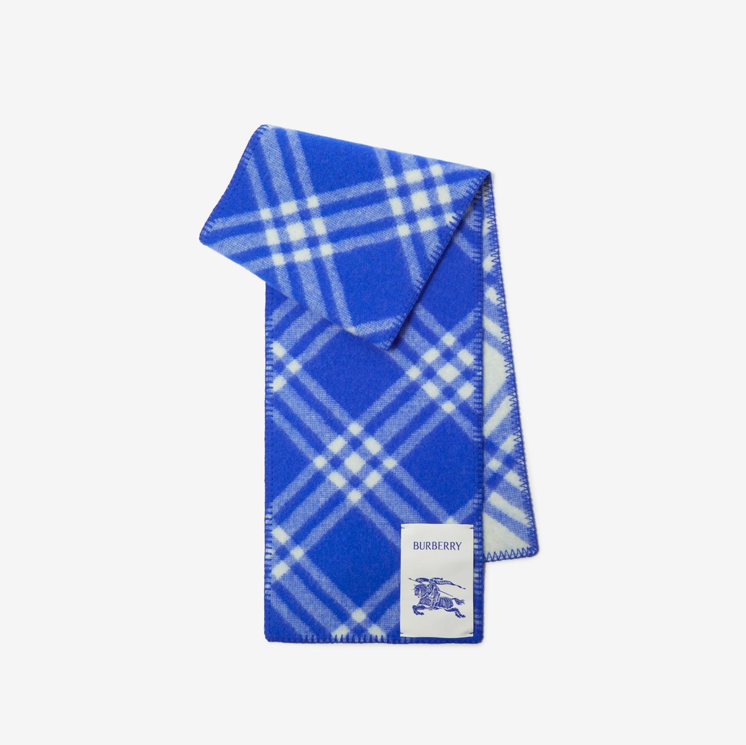 Check Wool Scarf by BURBERRY