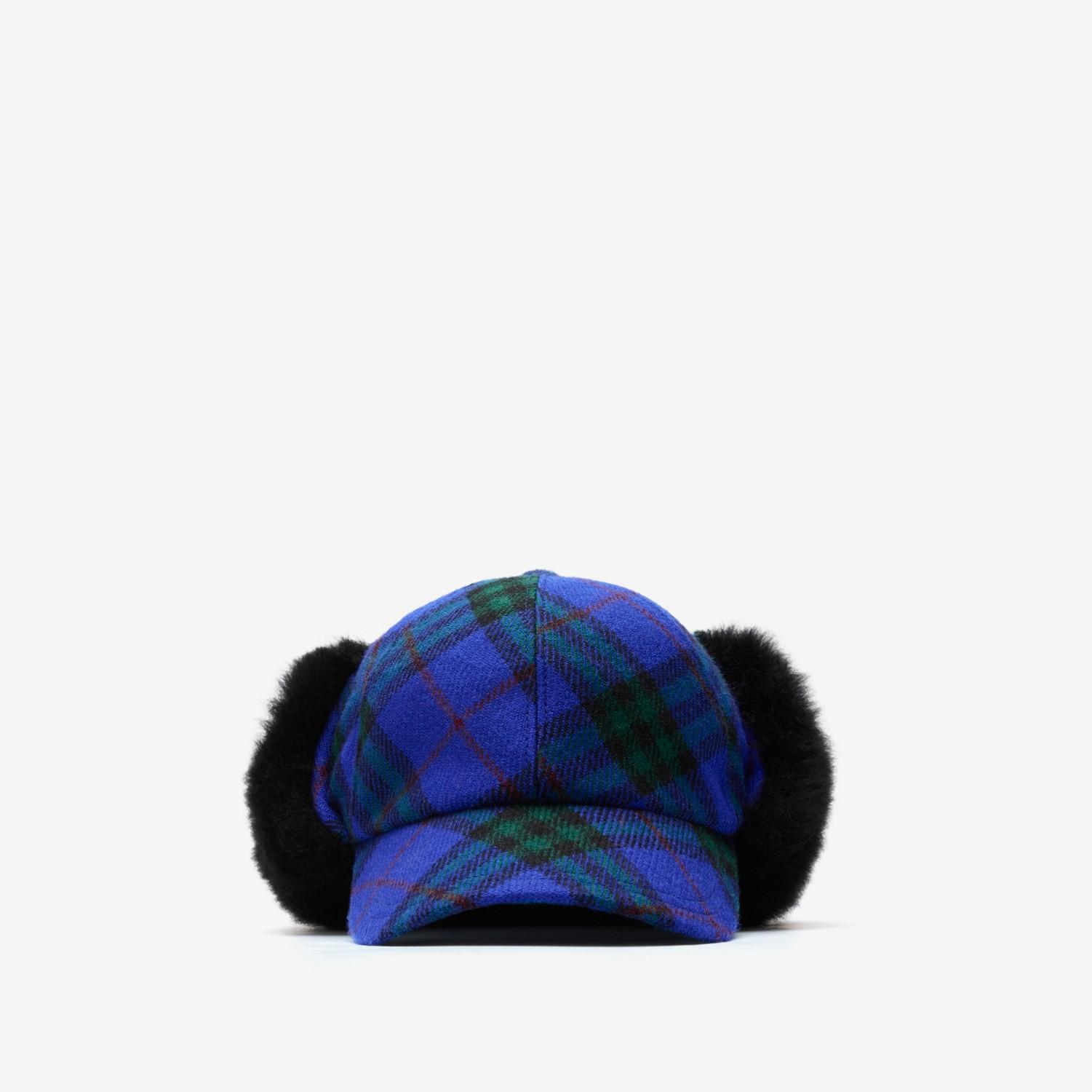 Check Wool Trapper Cap by BURBERRY