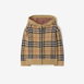 Check Wool Zip Hoodie by BURBERRY Check Wool Zip Hoodie by BURBERRY