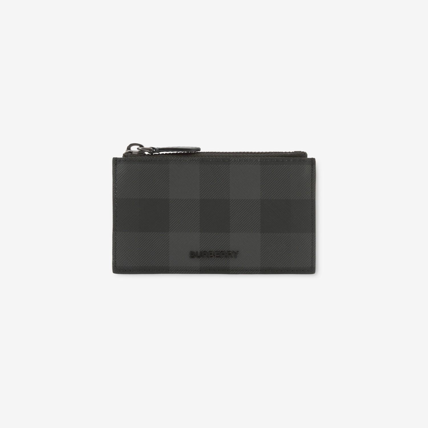 Check Zip Card Case by BURBERRY