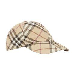 Check baseball cap in a cotton blend by BURBERRY