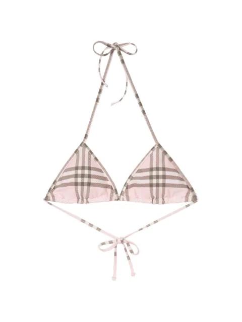 Check bikini Top by BURBERRY