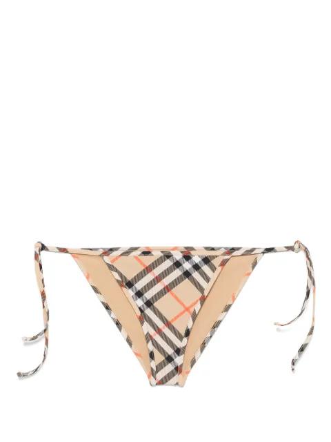 Check bikini bottoms by BURBERRY
