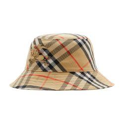 Check bucket hat by BURBERRY