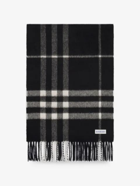 Check cashmere scarf by BURBERRY