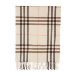 Check cashmere scarf by BURBERRY