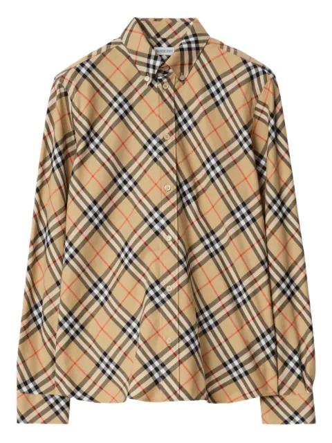Check cotton shirt by BURBERRY