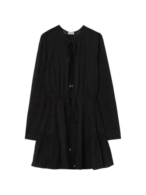 Check cotton voile dress by BURBERRY