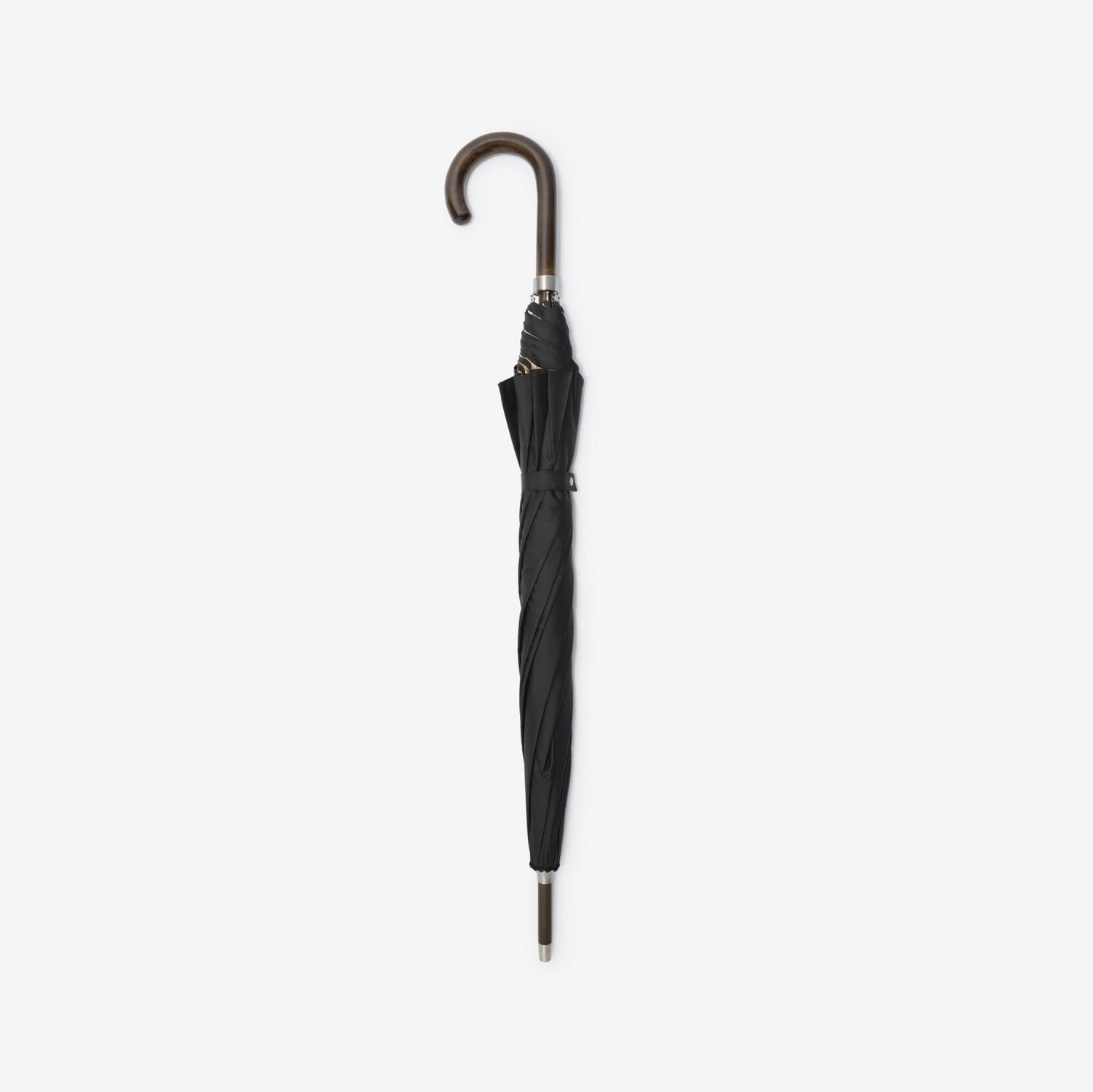 Check-lined Walking Umbrella by BURBERRY
