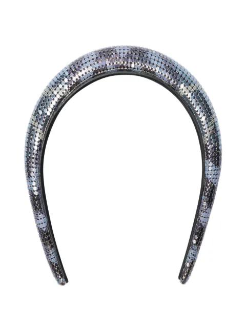 Check mesh headband by BURBERRY